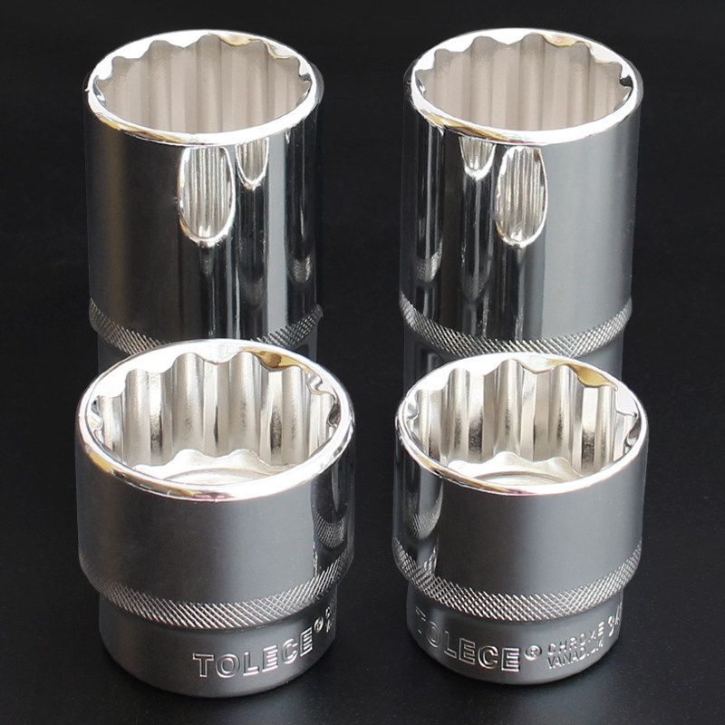 套筒加长梅花12角大飞套头36mm125薄壁汽修12角套筒