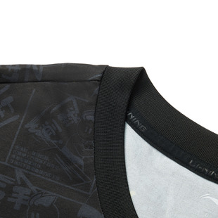 李宁乒乓球系列短袖文化衫孙颖莎同款2025年新款男女休闲运动T恤