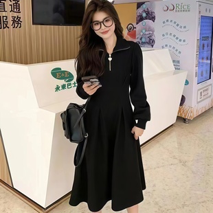 HM 2025春夏新款法式碎花吊带长裙子收腰显瘦度假风中长款开叉