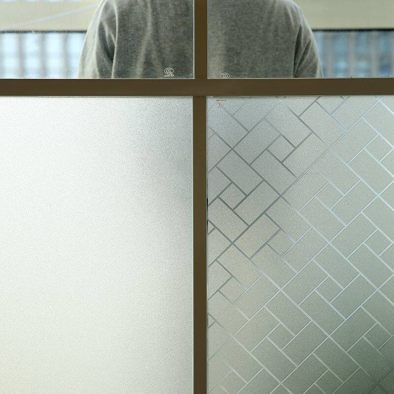 日本自粘窗户玻璃贴膜透光不透明浴室走光防窥玻璃膜