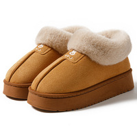 加厚加绒2025新款防滑软底保暖雪地靴月子鞋