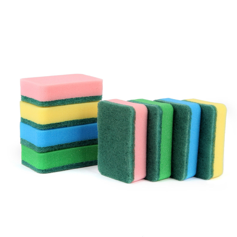 海绵布洗碗菜瓜去污不沾妙洁8片布海绵百洁刷锅百洁布