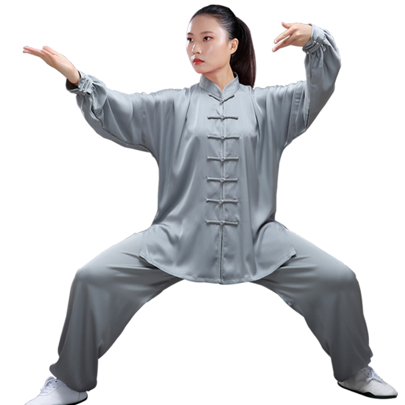 太极冰丝服夏款女装夏季薄款服装女夏高档太极拳太极服