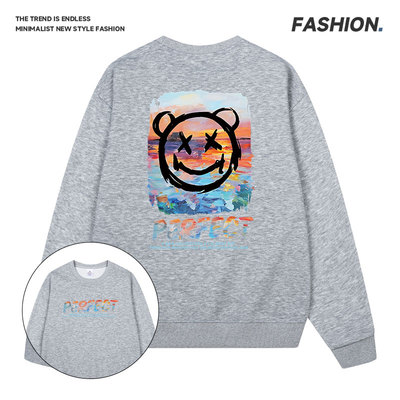 潮牌情侣同款加厚加绒防风卫衣秋冬必备