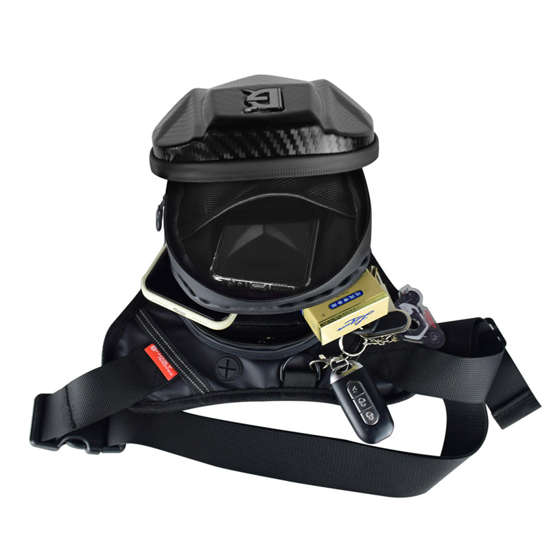 机车车骑士腰包女斜挎包摩托车腿包男款骑行摩旅户外骑士包