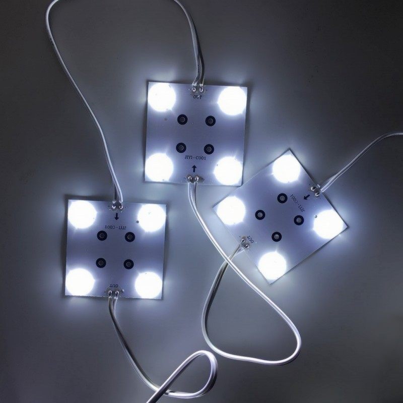 光源220v四灯区块状漫反射灯条led拉布卡布软膜led灯带