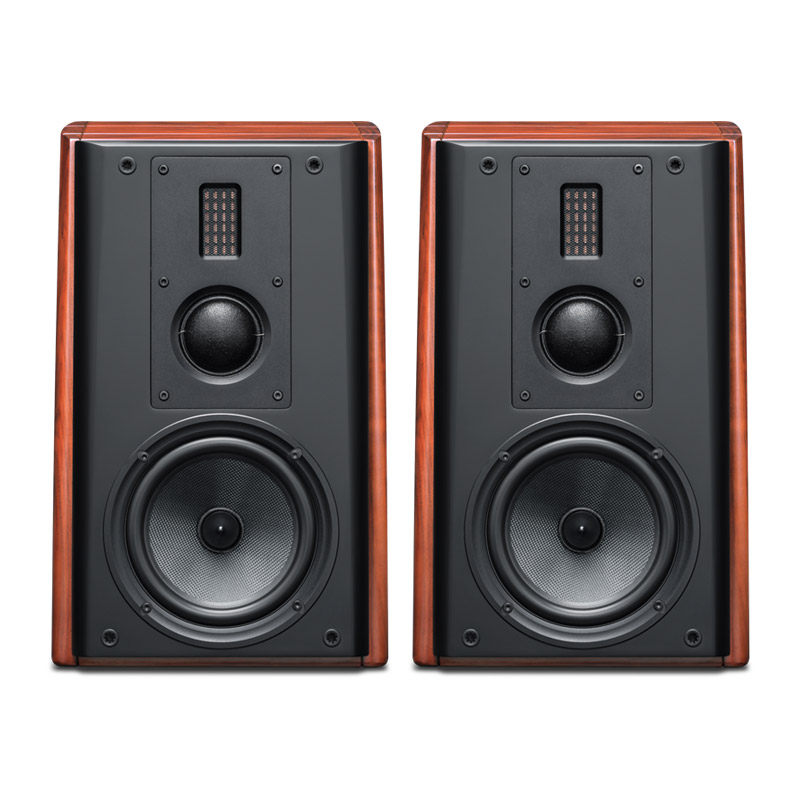 hivi惠威m3plus发烧书架箱胡桃木三分频立体声hifi音响m3升级版