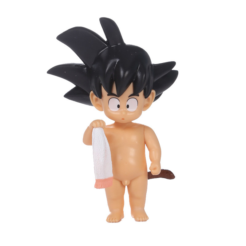 玩悦计划可爱洗澡光屁童年悟空宝宝七龙珠模型手办潮玩盲盒