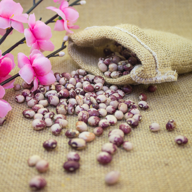 猫眼豆 农家自种杂粮花芸豆 小花豇豆 饭豆 豆类五谷杂粮散装250g