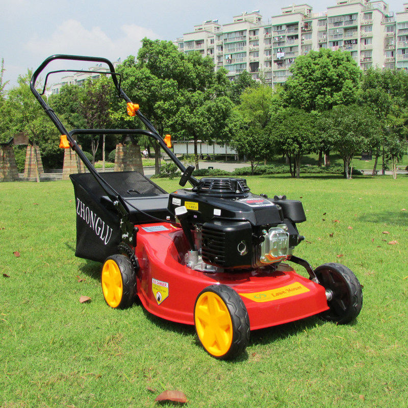 促销中绿汽油割草机手推式本田草坪机百力通科勒自走式剪草机四冲
