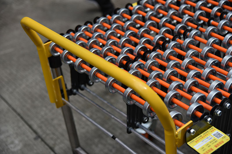 卸车卸货神器伸缩升降移动便携金属滚轮弯曲输送机