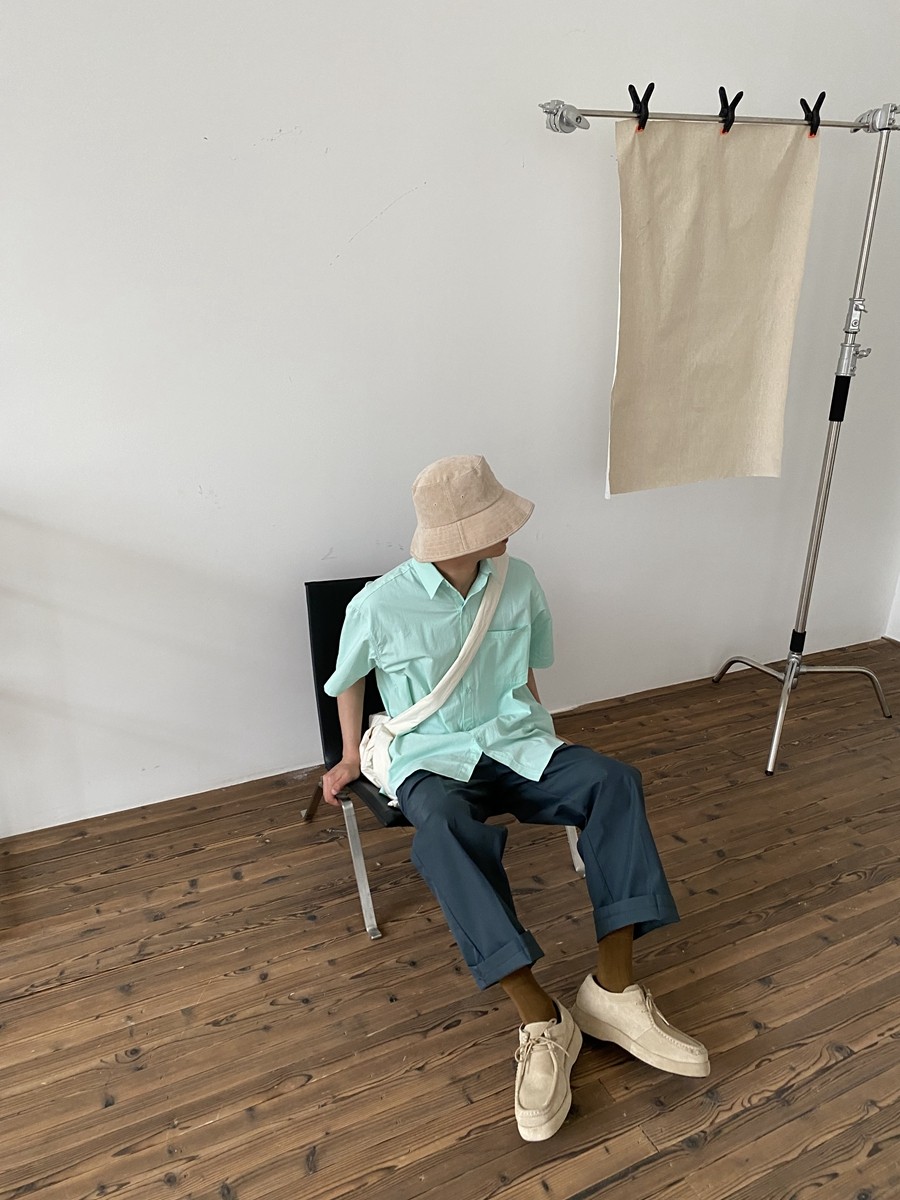 longroad日系复古宽松直筒休闲西裤韩版2021夏季休闲裤