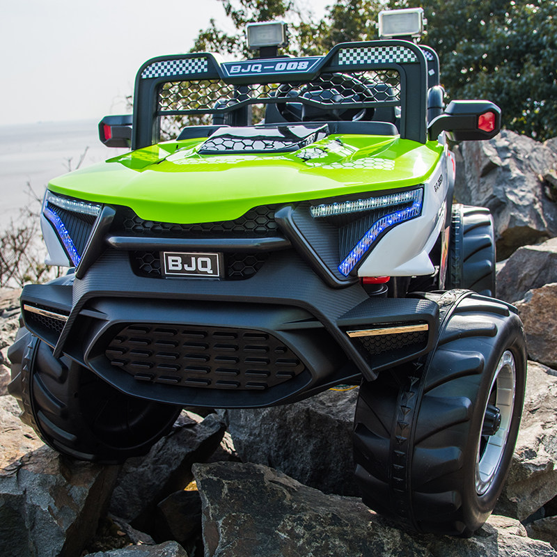 儿童电动车四轮越野车四驱宝宝摇摆超大小孩遥控儿童电动车