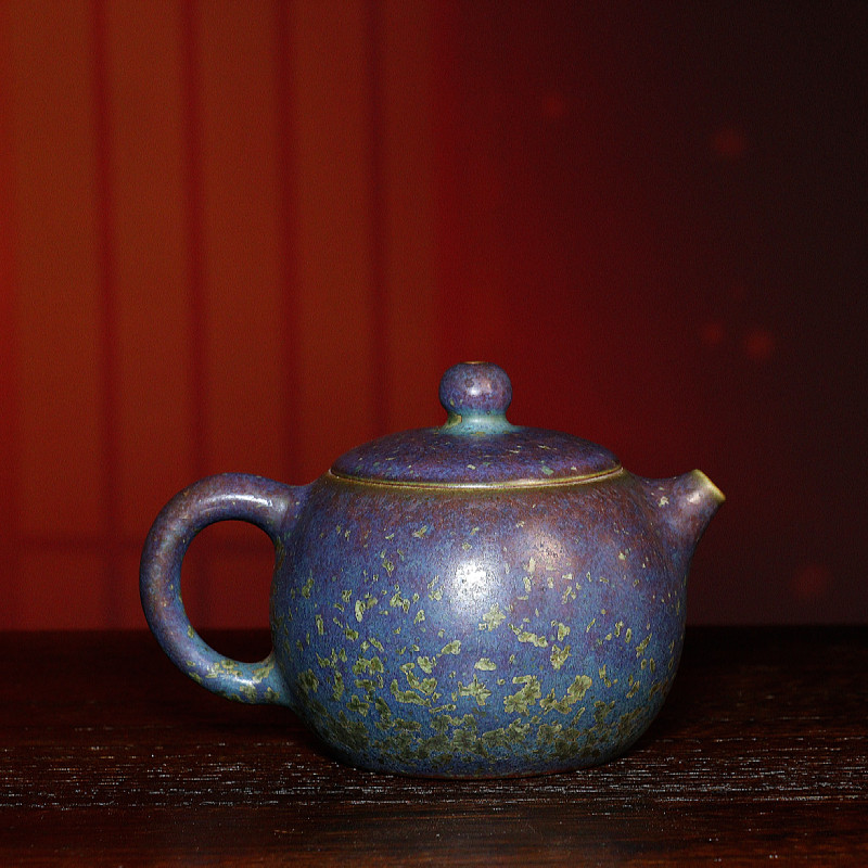 任晓飞手工窑变古风复古中式茶具原矿茶壶炭烧茶壶