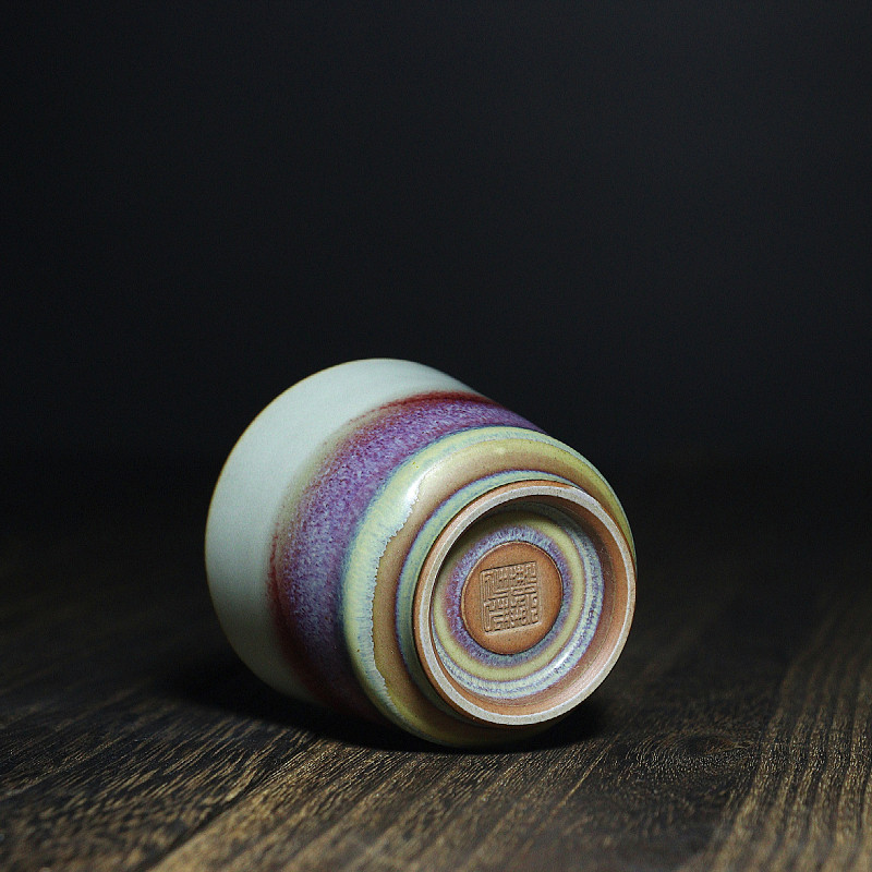 任晓飞茶器茶杯手工原矿山水驺虞钧瓷神垕禹州公道杯