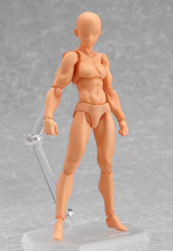 祖国优质版可动手办maxfactory mffigma she/he 女男素体模型公仔