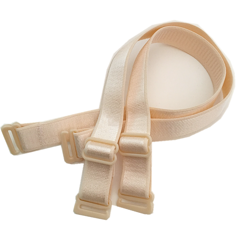 肩带无磁环保塑料胶扣内衣衣带18cm防滑加宽肩带