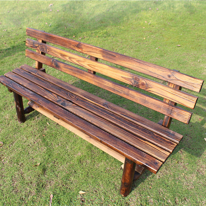 户外休息椅室外公园椅子庭院防腐木长排椅换鞋长条凳子广场休闲椅