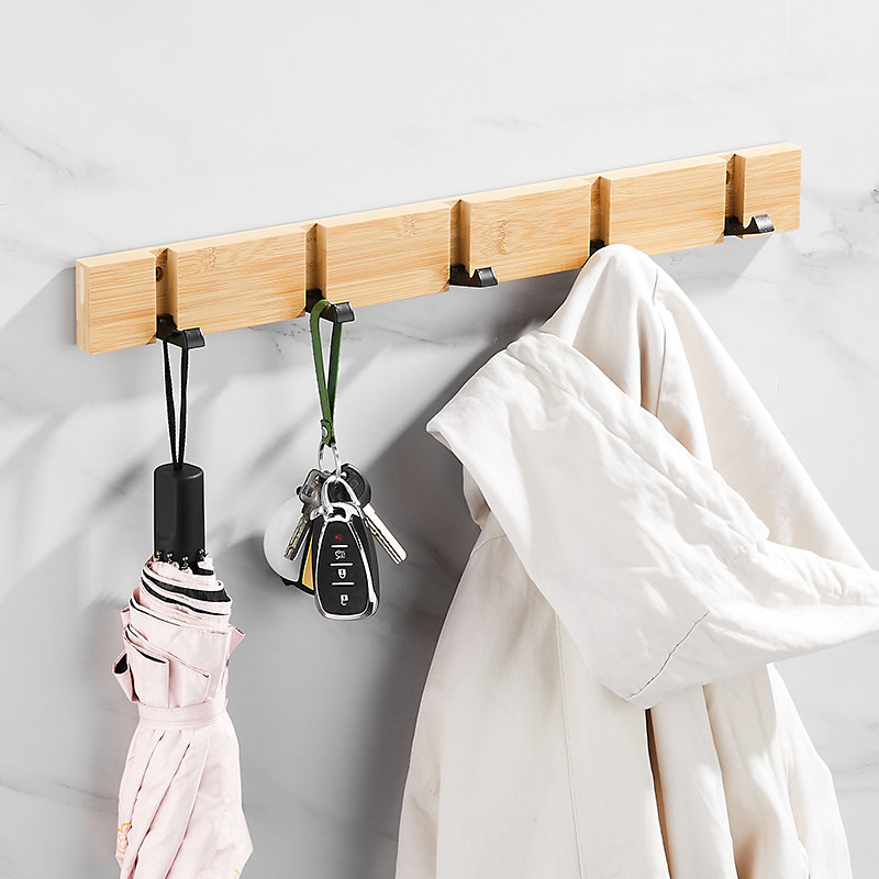 挂钩折叠门后服装店壁挂打孔排钩创意试衣家用挂钩