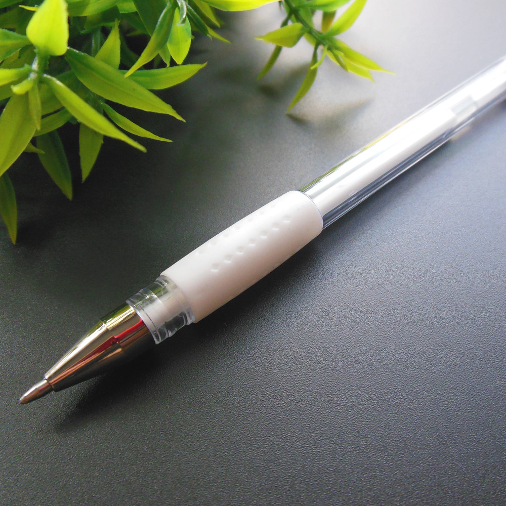 特种硬笔书法创作练习专用用笔纯白色中性笔备用中性笔