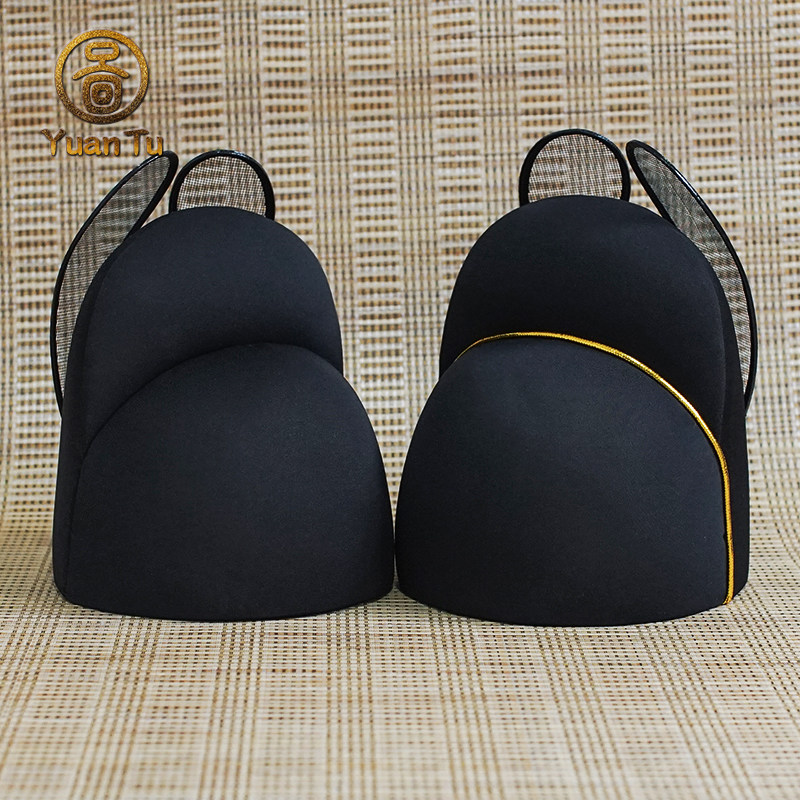 翼善两用幞头明制首圆领帽翅可调调配飞鱼服汉帽子