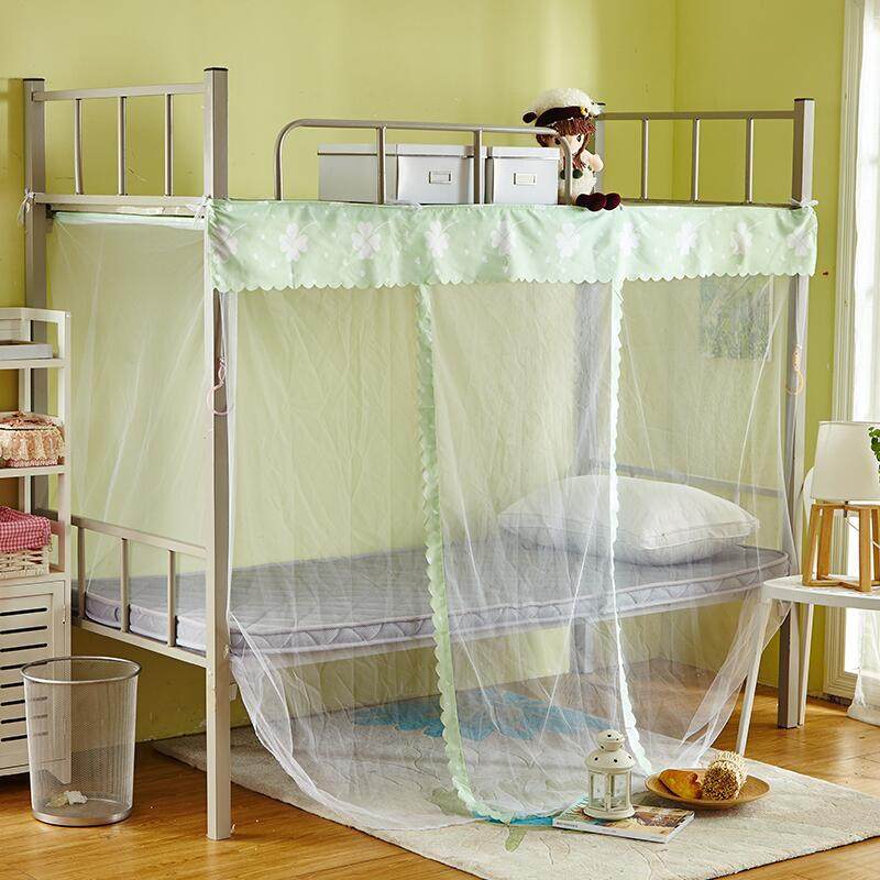 学生宿舍蚊帐寝室单门上铺单人床下铺男女1米蚊帐