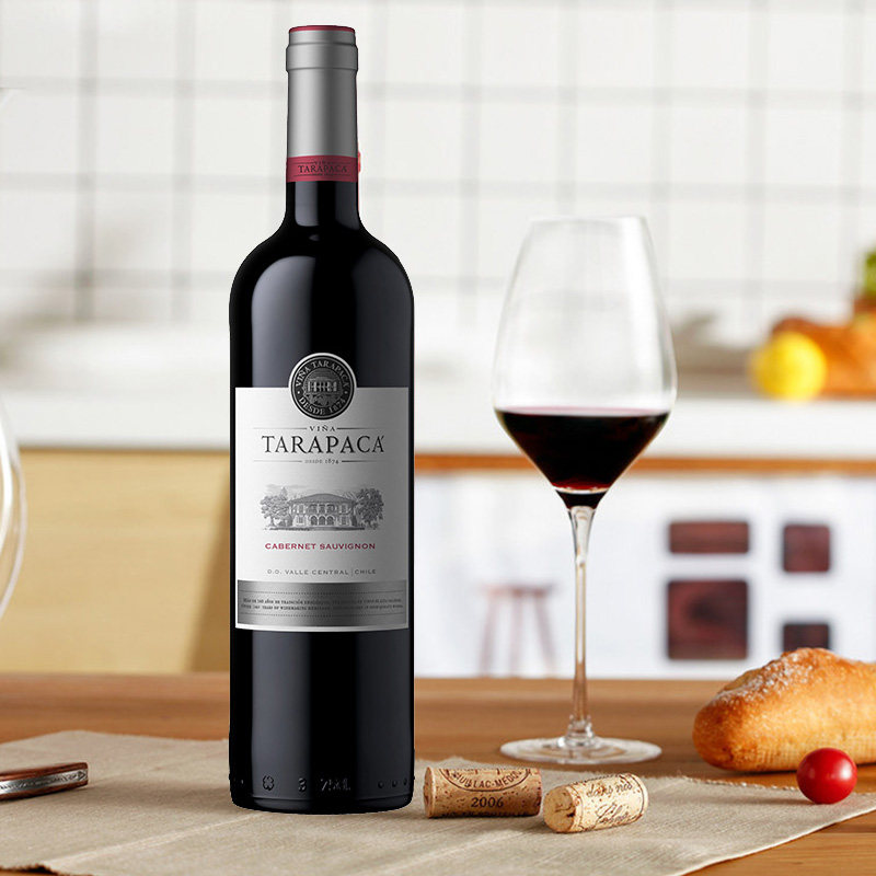 建发酒业智利原瓶进口红酒红蔓庄园赤霞红葡萄酒干红静态葡萄酒