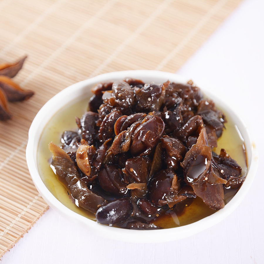 临沂特产八宝豆豉酱菜菜豆礼盒1000g调味料豆瓣酱