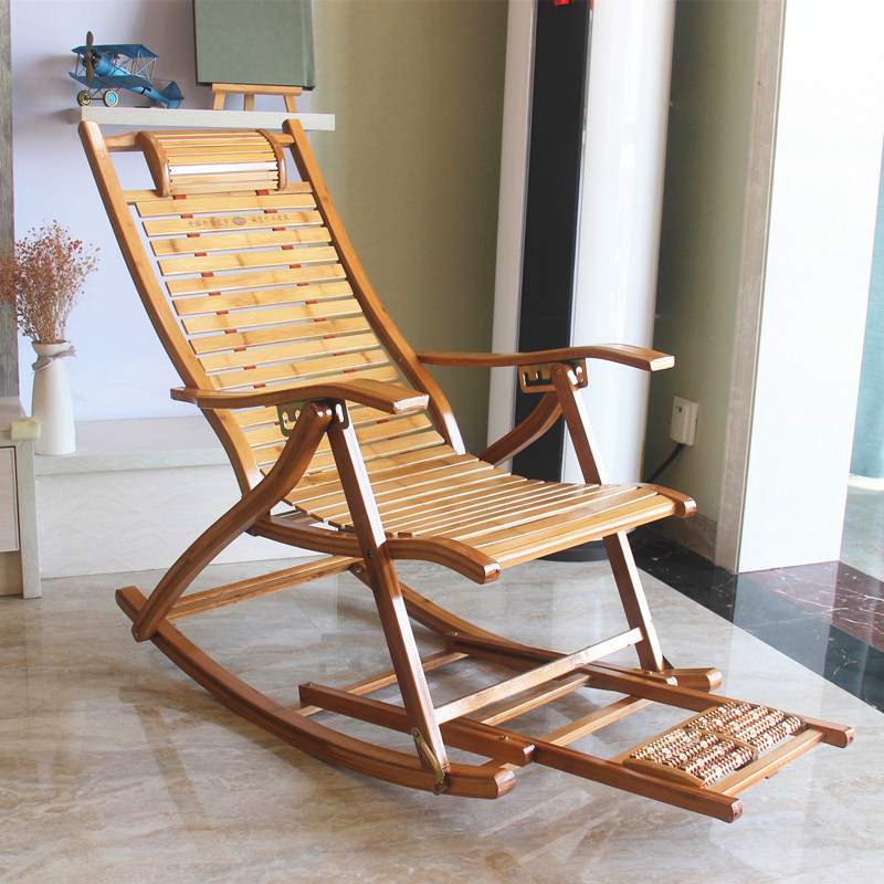 摇椅躺椅大人摇摇阳台家用休闲折叠午休老人摇椅