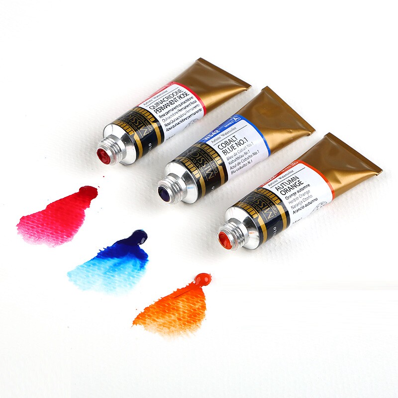 包邮韩mijello美捷乐金水彩颜料艺术家级单支15ml管装水彩颜料