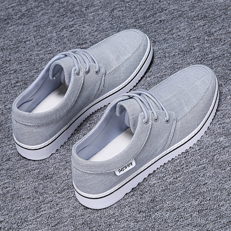 2022新款透气帆布鞋男大码男鞋45夏季潮鞋百搭学生板鞋46休闲鞋47