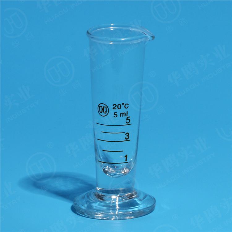 教学仪器50ml精度锥形三角实验室化学刻度量筒