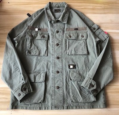 外套wtaps夹克洗水口袋多口wt男春款工装17ss夹克