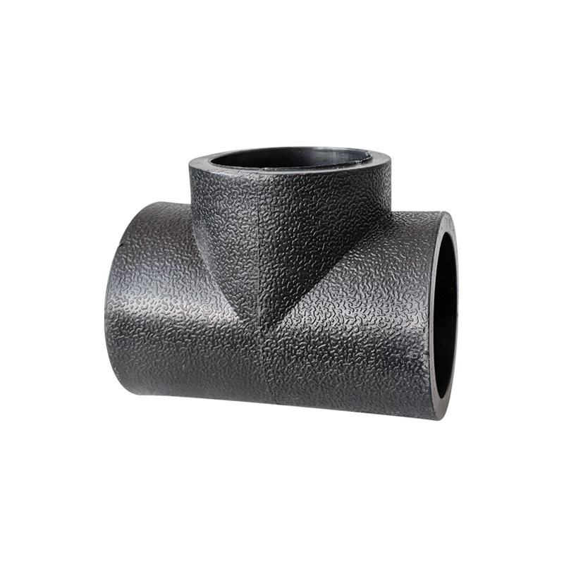 pe4寸4分2050三通管材头水接头自来水热融pe管