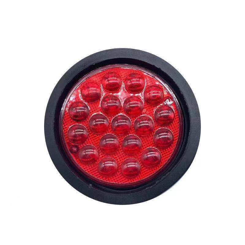 尾灯车灯半挂车货车24v中集皮碗圆形防追尾灯