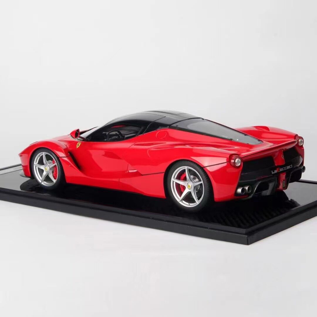 沙沙汽车模型bbr法拉利拉法laferrari超跑限量树脂摆件火车