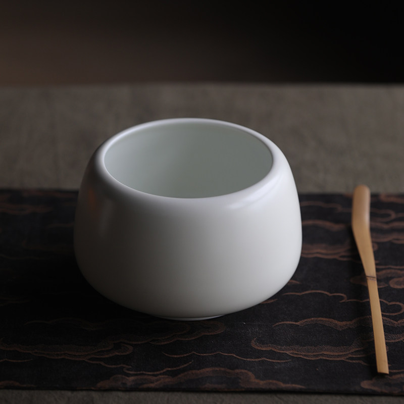隐山堂黑白水洗建水茶渣斗景德镇陶瓷茶道配件功夫功夫茶茶海