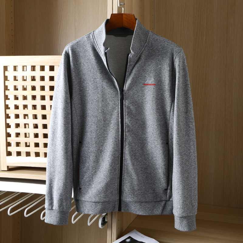 柜子剪标毛巾底立领夹克长袖春装修身透气单层外穿运动休闲外套潮