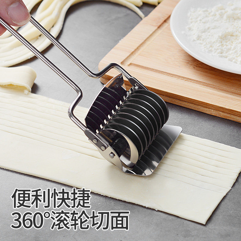 手动切面器家用面条机压面机不锈钢切面刀做面条的模具切面条神器