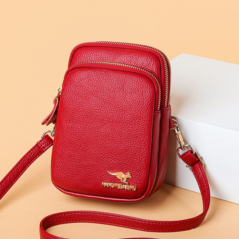 手机包女斜挎包小包包包女2020新款真皮时尚尚百手机包