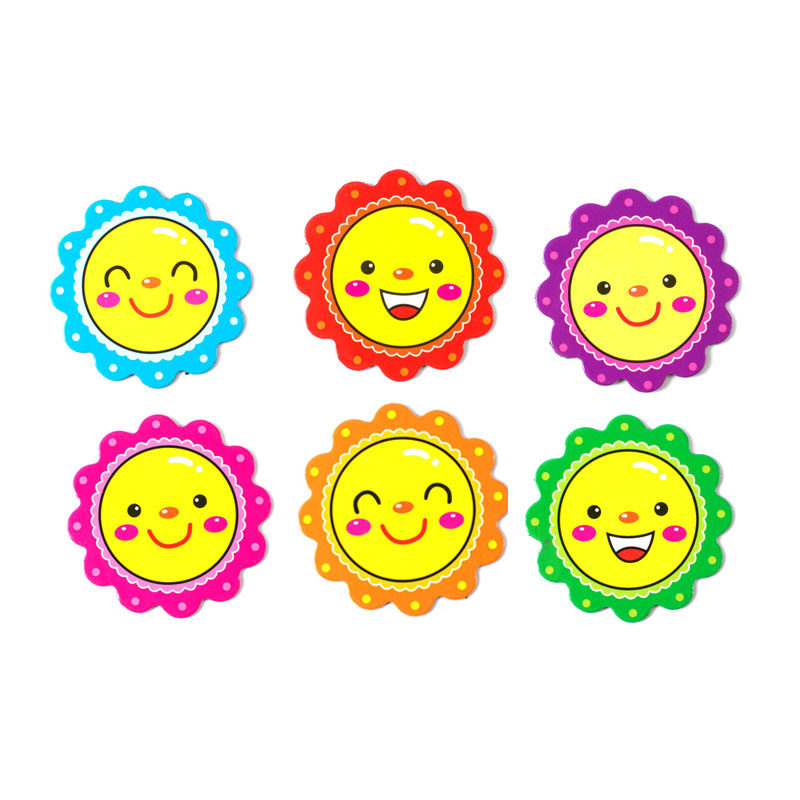 磁性创意表情花朵磁贴卡通小红花笑脸个性冰箱磁性贴