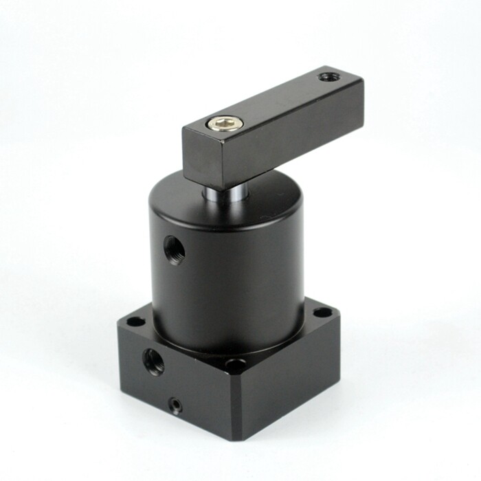 气动夹具焊接治具旋转90度转角下压夹紧气缸src25/32/40/50/63l/r