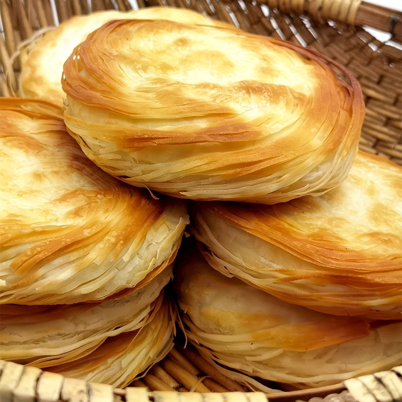 潼关千层饼生批发老童关肉夹馍饼胚速冻生坯包点