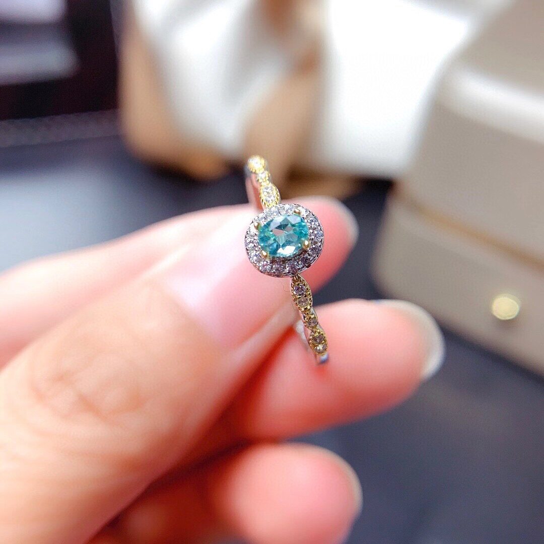 戒指天然磷灰石中国时尚个性气质别致手饰