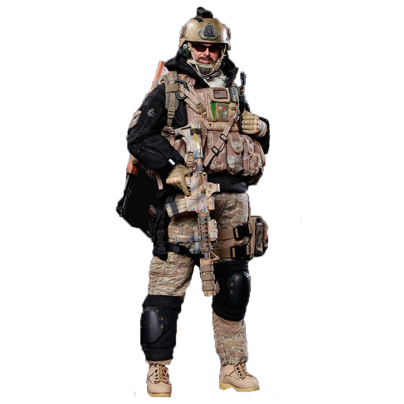 现货1/6兵人模型现代美军游骑兵75团侦查小组73014含素体武器