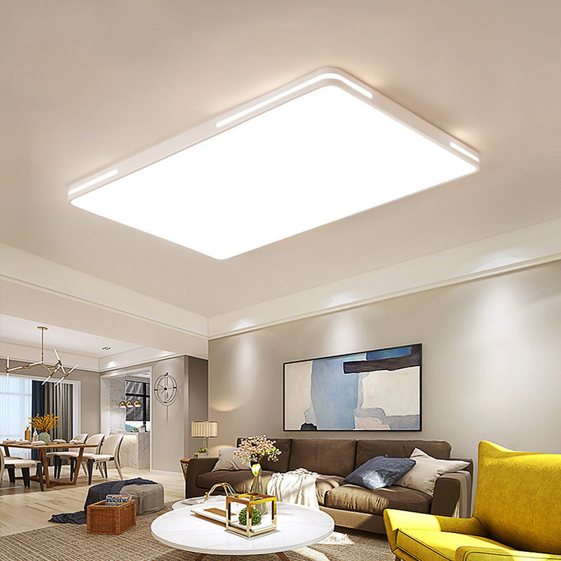 客厅led吸顶灯长方形2019年新款现代简约大气大灯超薄吸顶灯