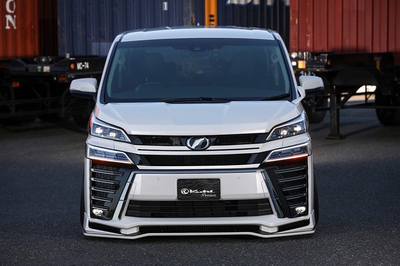 kuhl19款丰田威尔法30系后期日本进口运动版尾翼前唇汽车改装包围