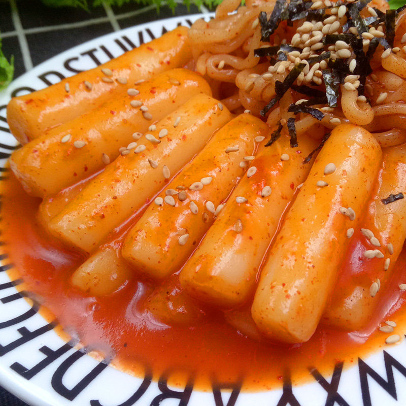 专用酱即食零食 东北大妈韩式 辣炒年糕条韩国甜辣味速食炒年糕套装