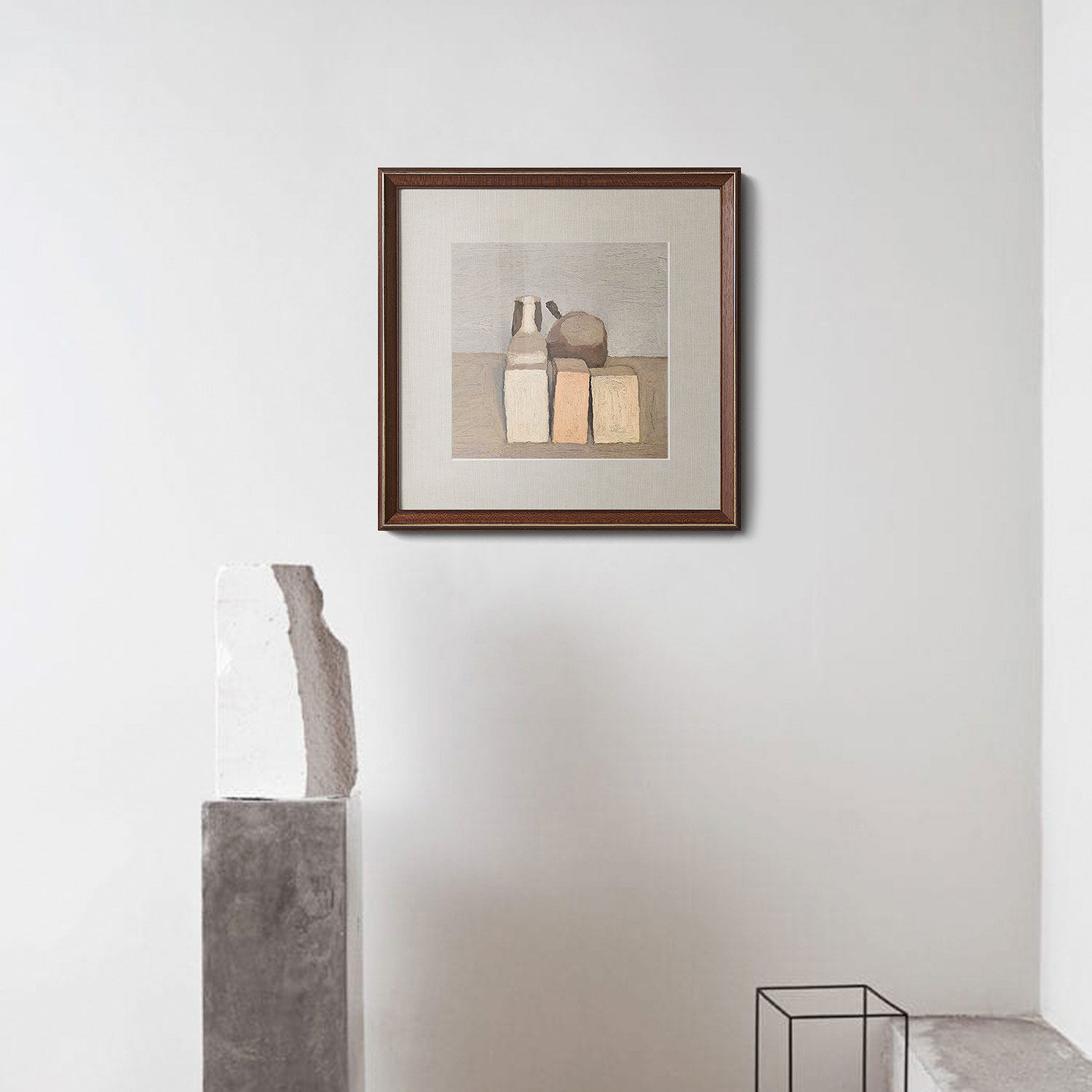 莫兰兰迪大师静物艺术壁画高档家居家居装饰装饰画现代装饰画