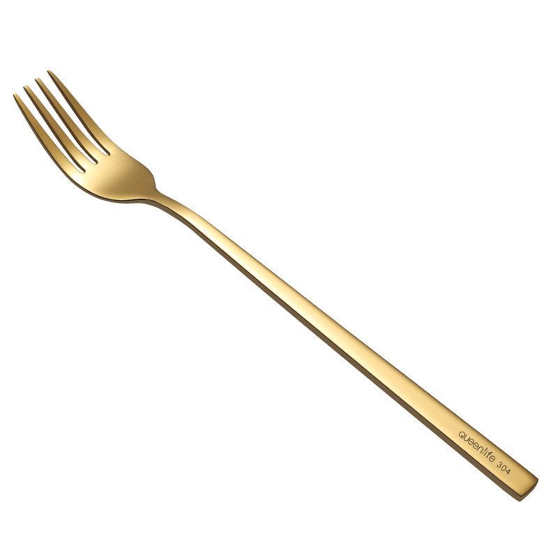 高档韩式304不锈钢叉子西餐主餐叉成人家用牛排叉水果沙拉甜品叉-图4